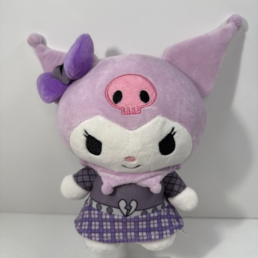 2024 Sanrio Kuromi Plush - Purple | Hello Kitty & Friends Official Tag‎ 8 in.